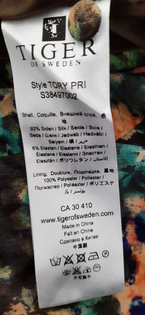 Sukienka jedwabna Tiger of Sweden rozm 38,NOWA