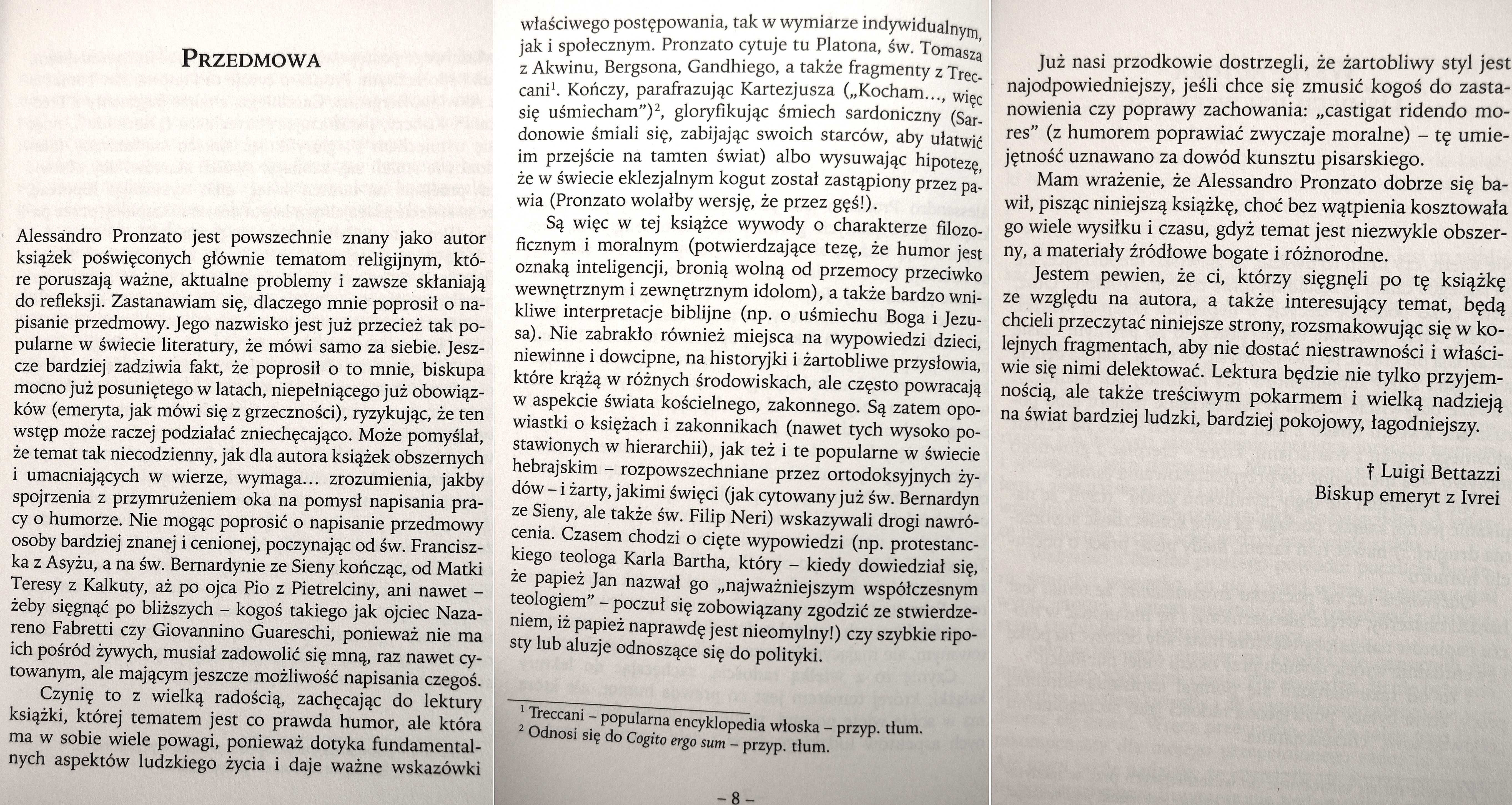 Humor i wiara. Anegdoty i historyjki. Alessandro Pronzato nowa książka