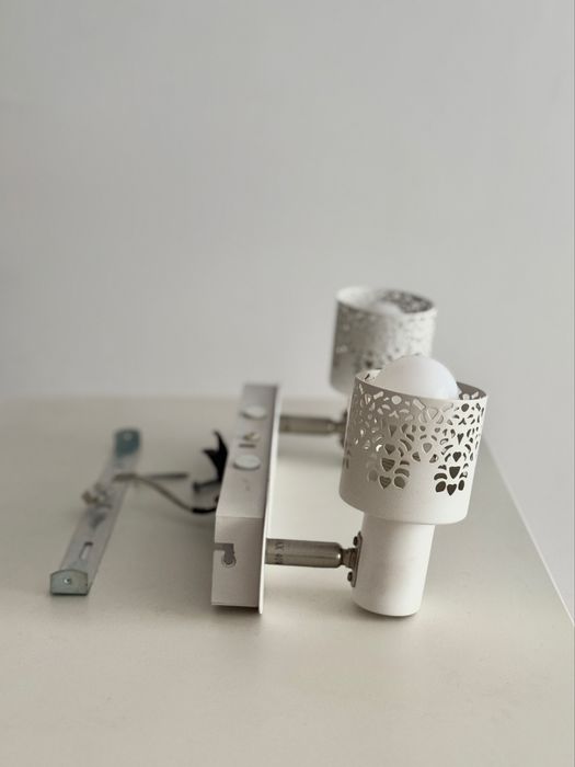 Kinkiet Markslöjd OLAND, biały, 2xE14 – dwa niezależne przyciski!