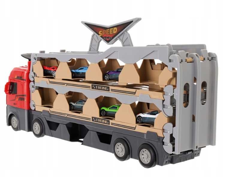 lt386 NOWA LAWETA rozkładana 2m wyrzutnia 6 aut typu hot wheels