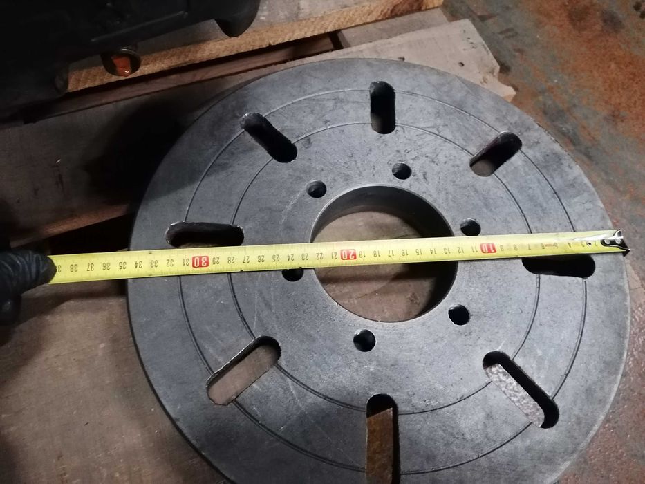 Prato 4 grampos torno mecânico