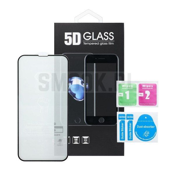 5D Full Glue Tempered Glass - do iPhone 14 Pro Max (MATTE) czarny
