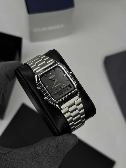 Годинник Casio AQ-230 Black | Наручние часы касио A159 | касіо А168