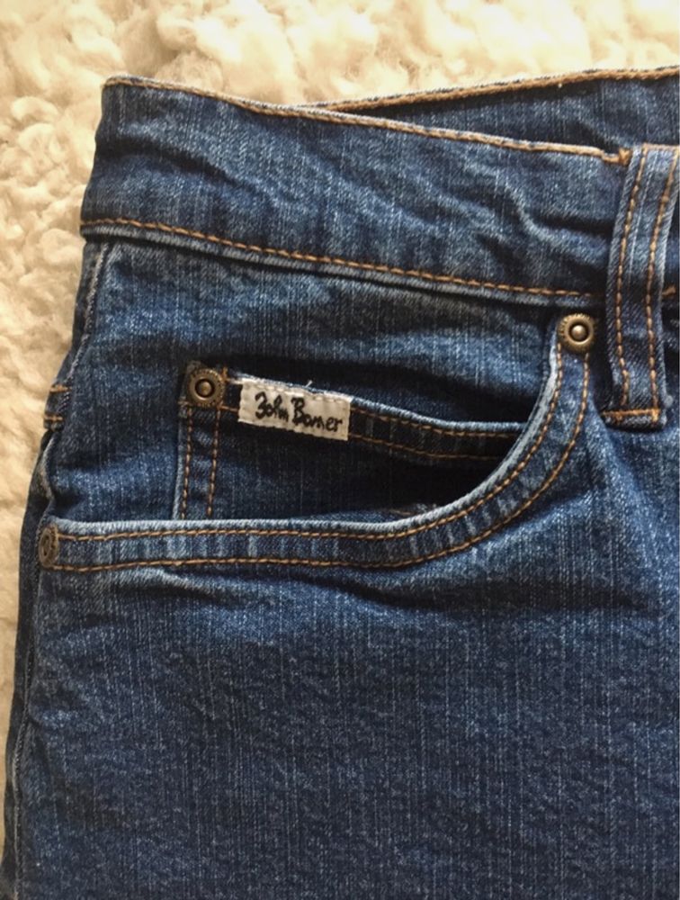Spodnie jeansy dżinsy proste John Baner