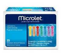 Ланцети універсальні Microlet (Микролет) Сontour Plus, 25 шт
