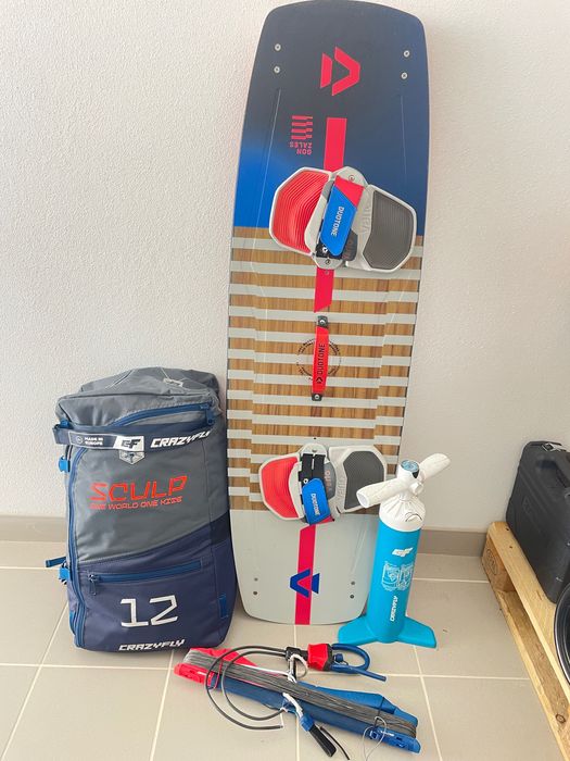 Kitesurf crazyfly duotone barra prancha