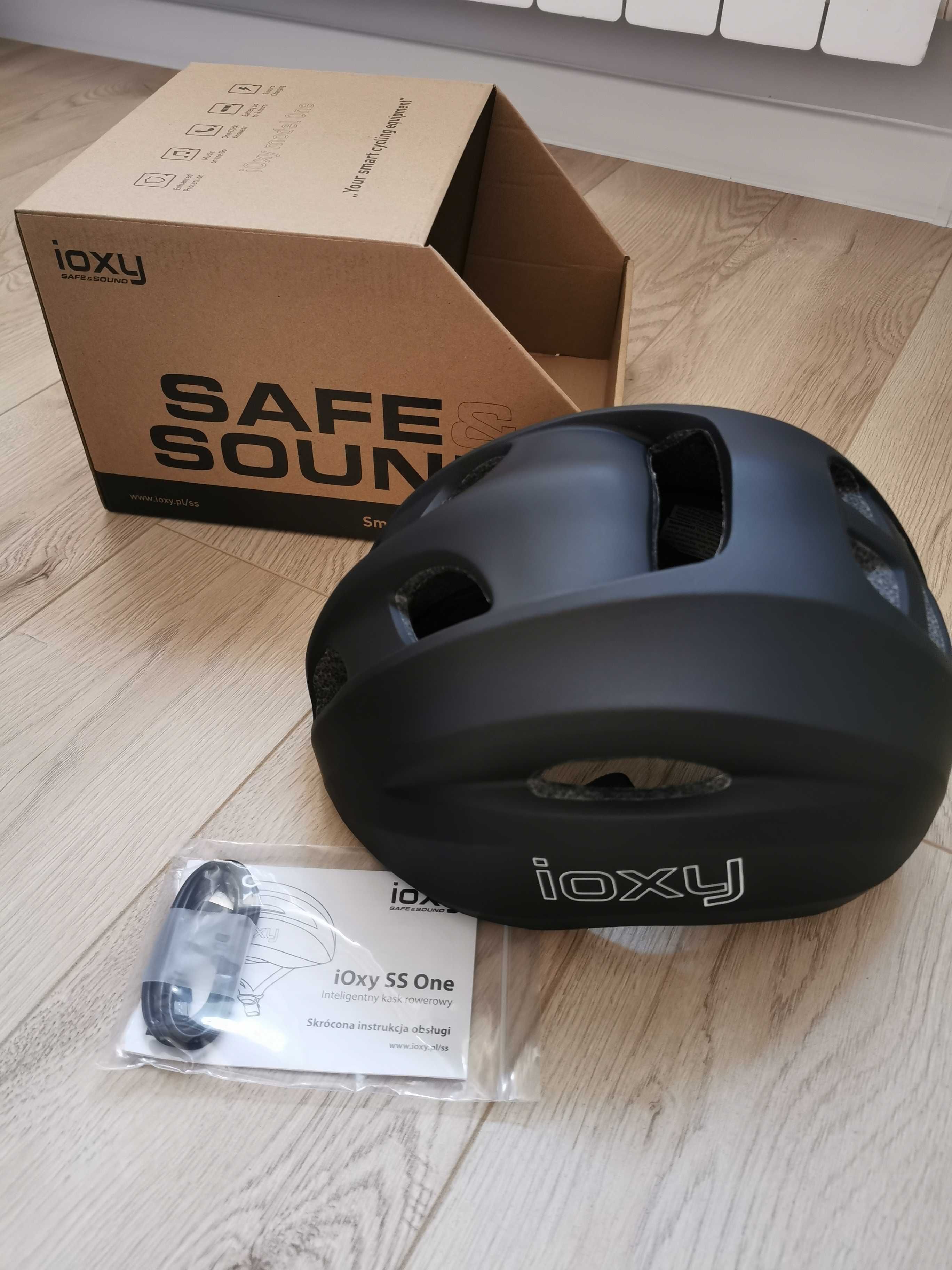 Kask rowerowy IOXY SS ONE 58-62cm z głośnikami BT