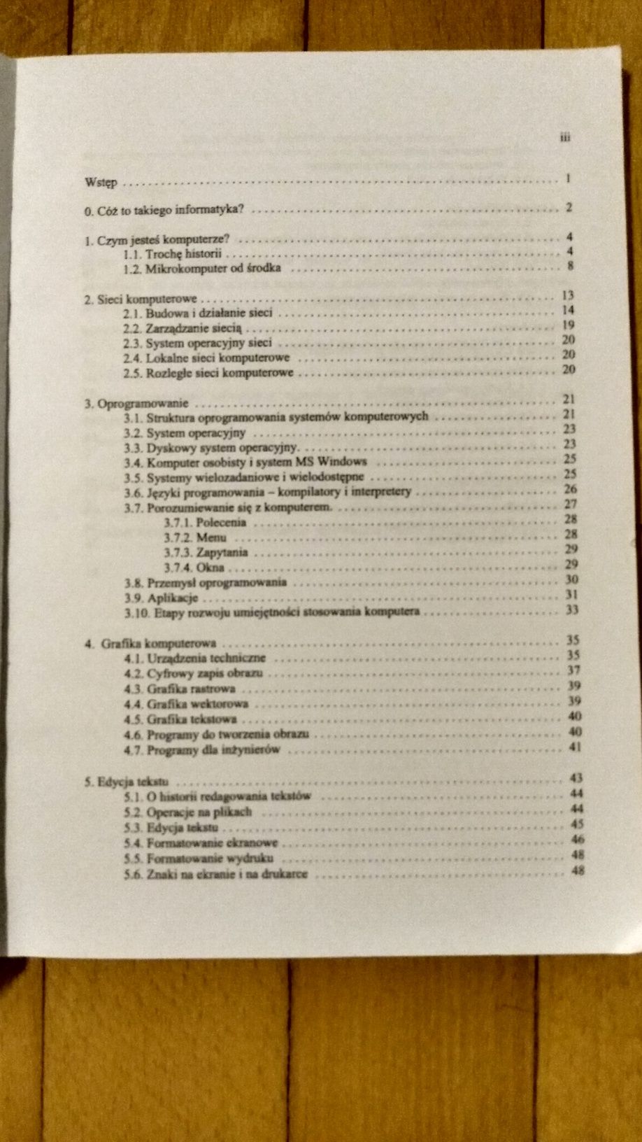 Maciej Pękala Wybrane Zagadnienia Informatyki Kraków 2001