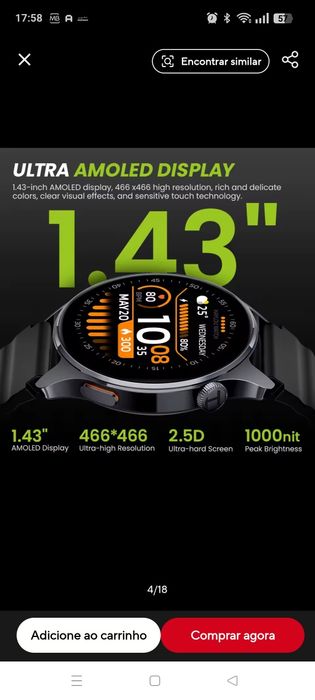Smartwatch Haylou 4s GPS