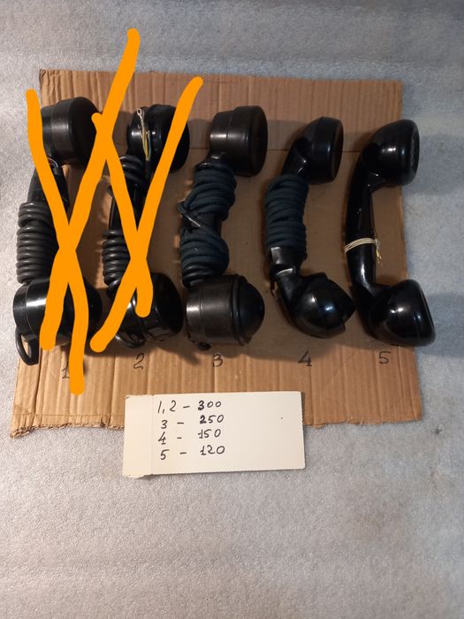 Телефонная трубка новая , подходит для радиостанций военных ссср и т.