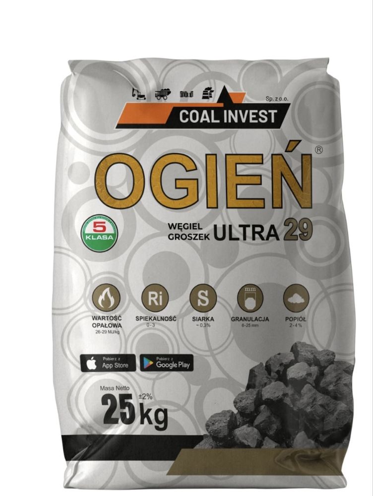 Ekogroszek Ogień Ultra 29 MJ