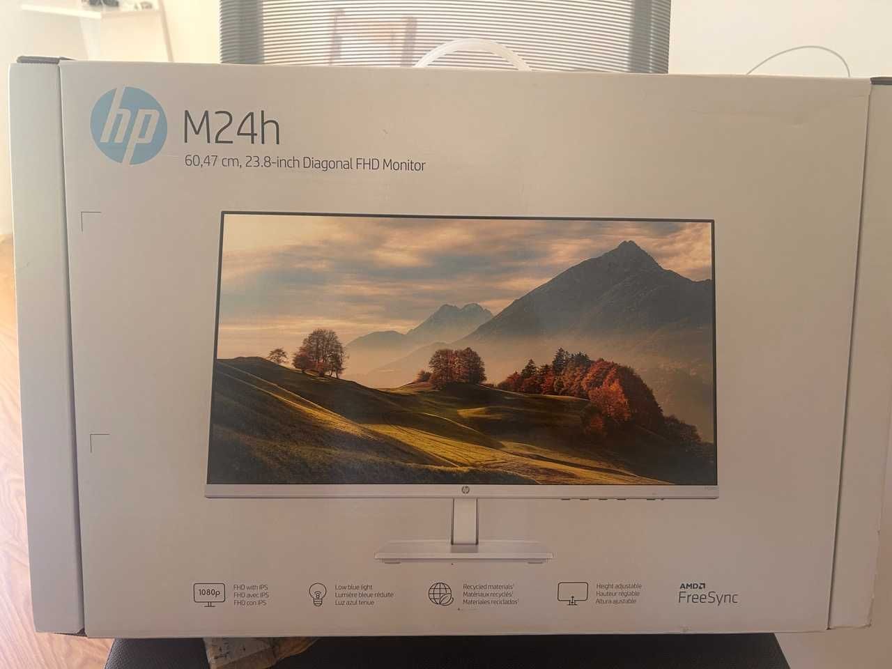 Monitor HP 24 polegadas - Full HD - LACRADO na caixa