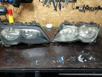 Lampy reflektory przód BMW E46 angliki