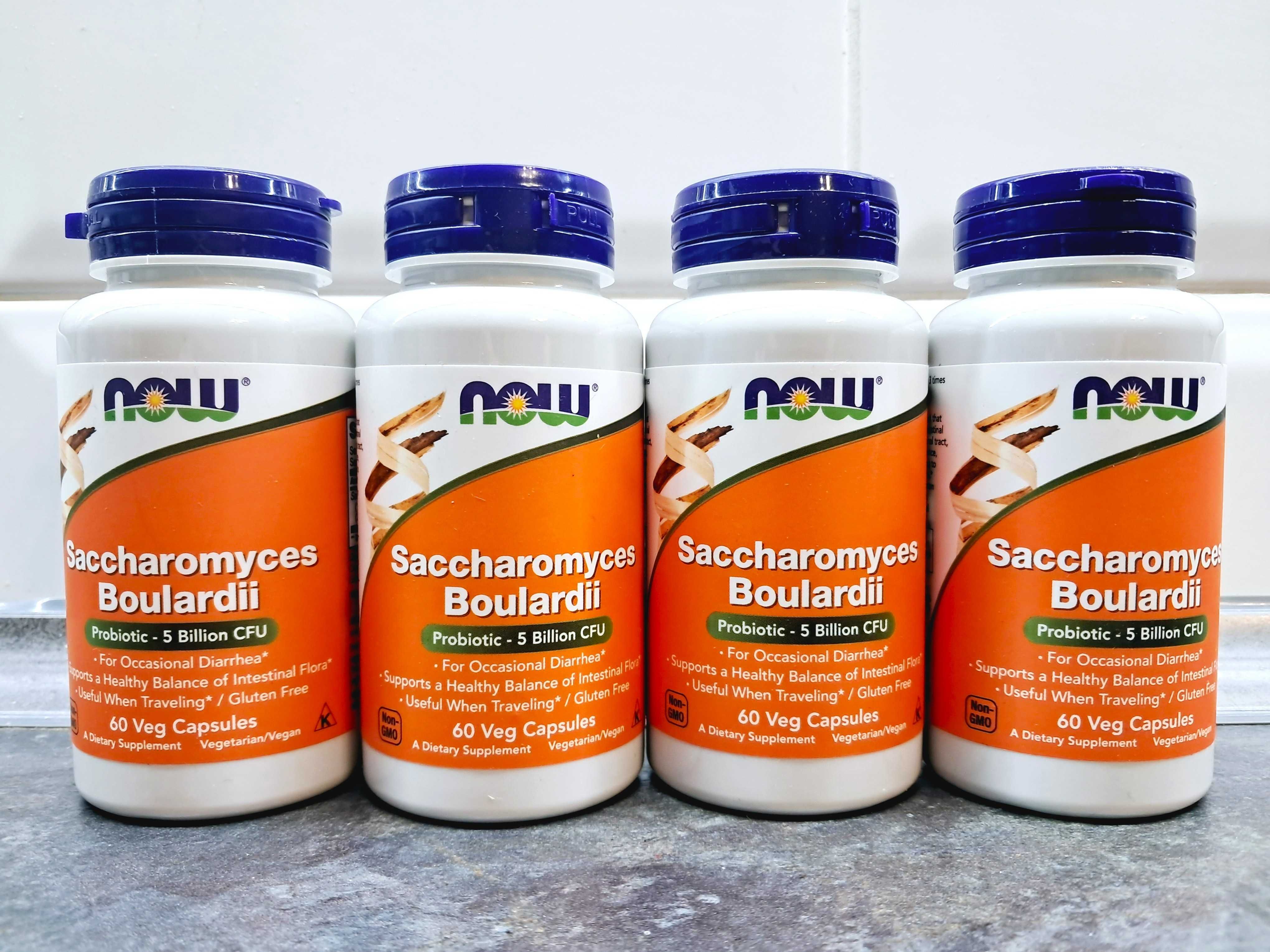 Now Foods, Saccharomyces Boulardii (60 капс) буларди пробиотики 5 млрд