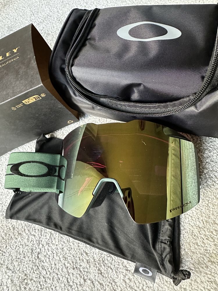 Oakley Gogle fall line L Hunter Green / Prizm Sage Gold Iridium