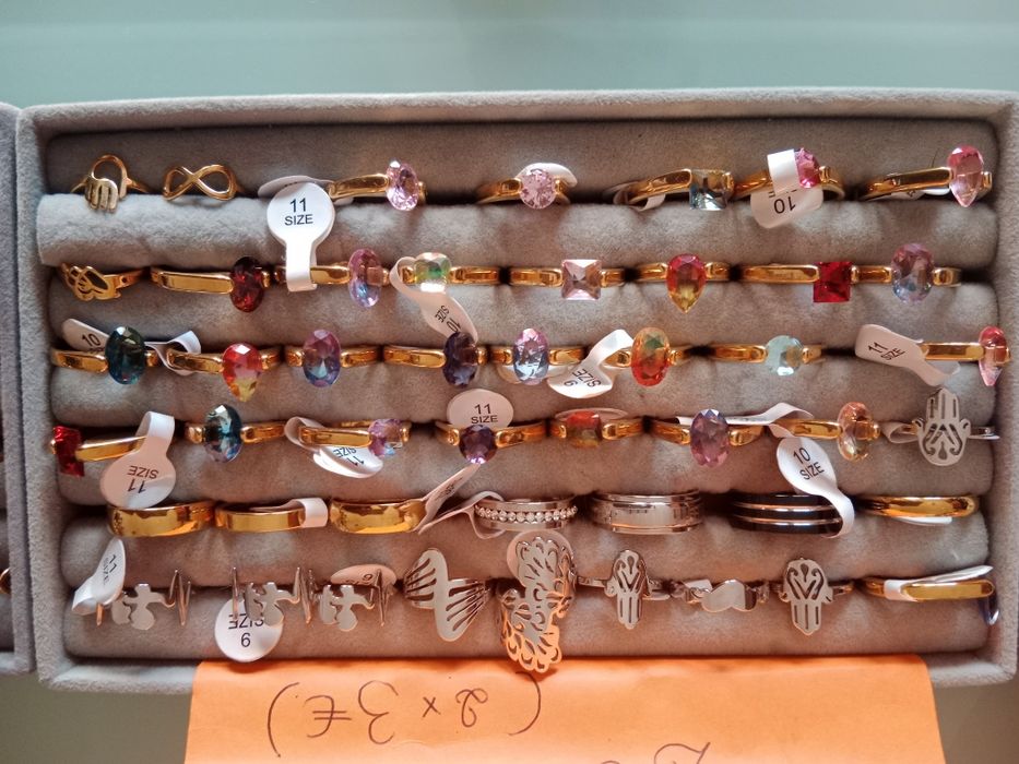 Anéis Novos Aço Inoxidável