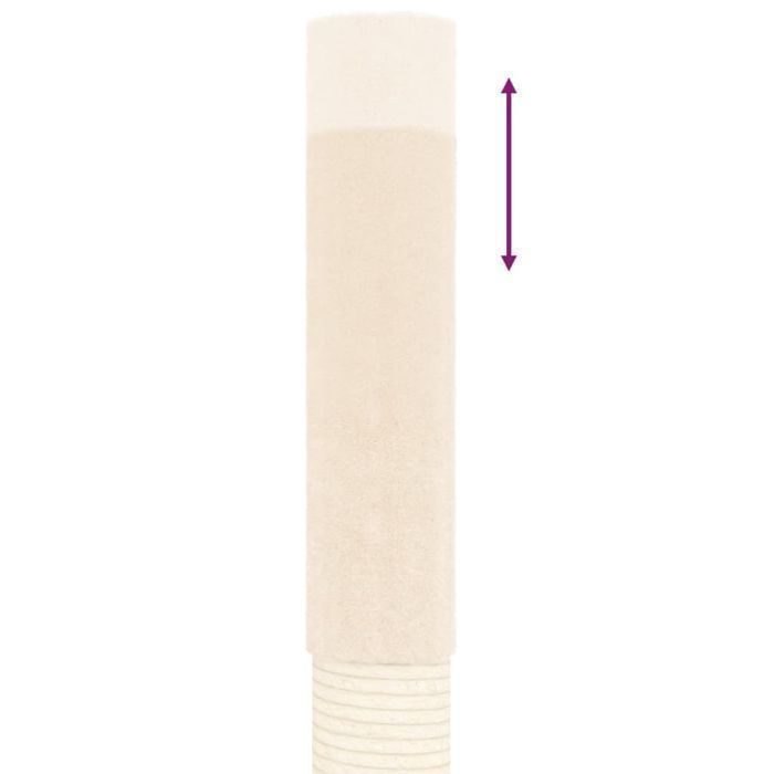 Vidaxl Drzewko Dla Kota, Od Podłogi Po Sufit, Kremowe, 277-303 Cm