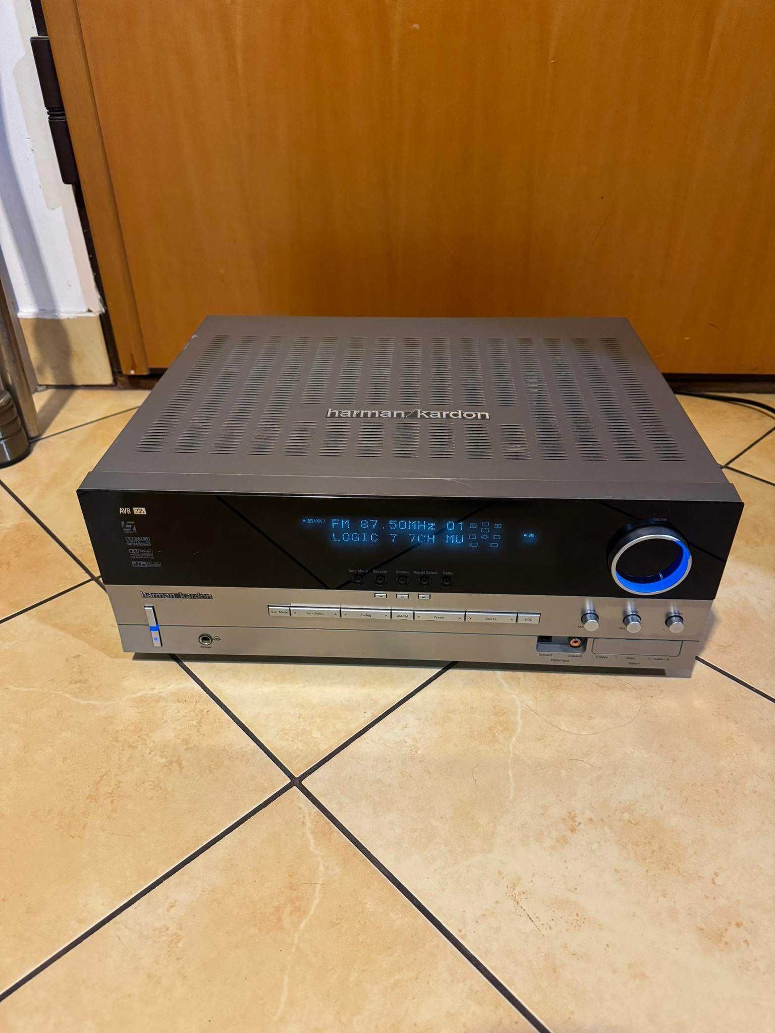 Sprawny Amplituner wzmacniacz harman/kardon AVR 235/230