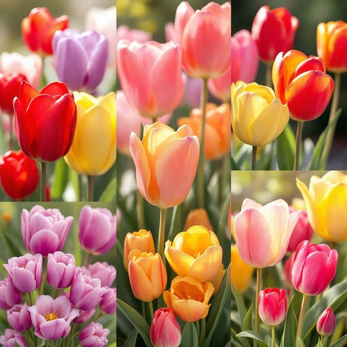 TULIPAN XXL Mix Cebulek TULIPANÓW 50 szt TULIPANY cebule DUŻE Kwiaty