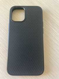 etui pokrowiec case spigen czarny mat iphone 12 mini