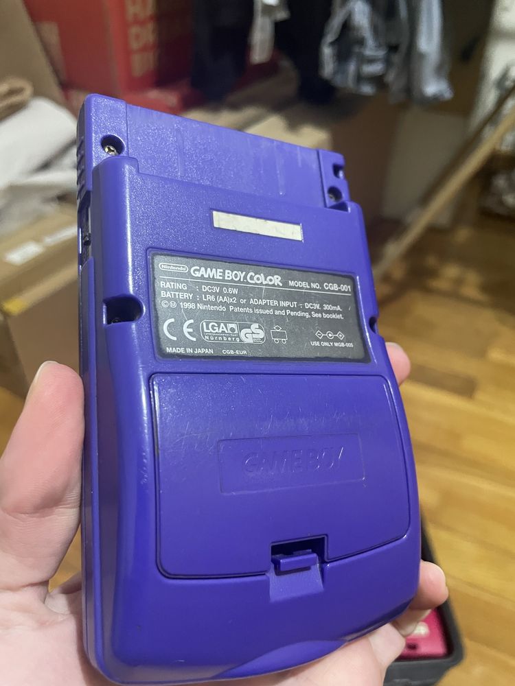 Gameboy Color c/ Caixa e Acessórios