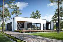 Projekt domu PRZEJRZYSTY D27 130m2