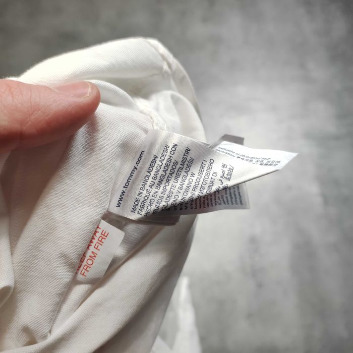 MĘSKA Koszulka PREMIUM Biała Krótki Rękaw Elegancka Tommy Hilfiger