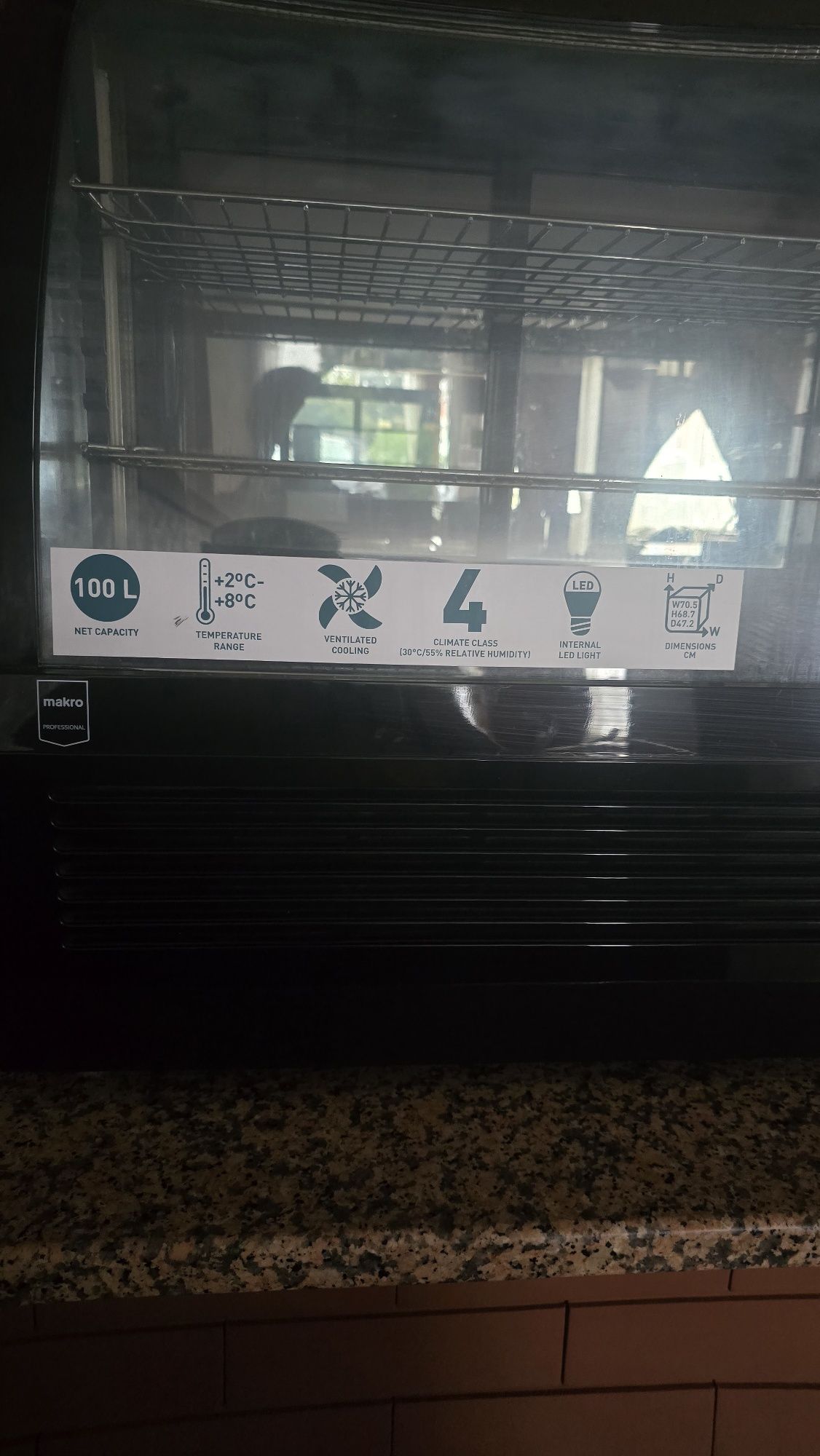 Expositor térmico para salgados quente e frio