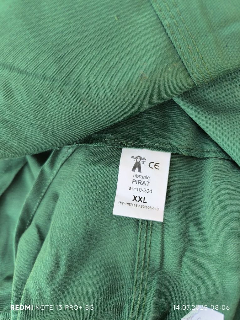 Ubrania robocze  rozmiary 2XL