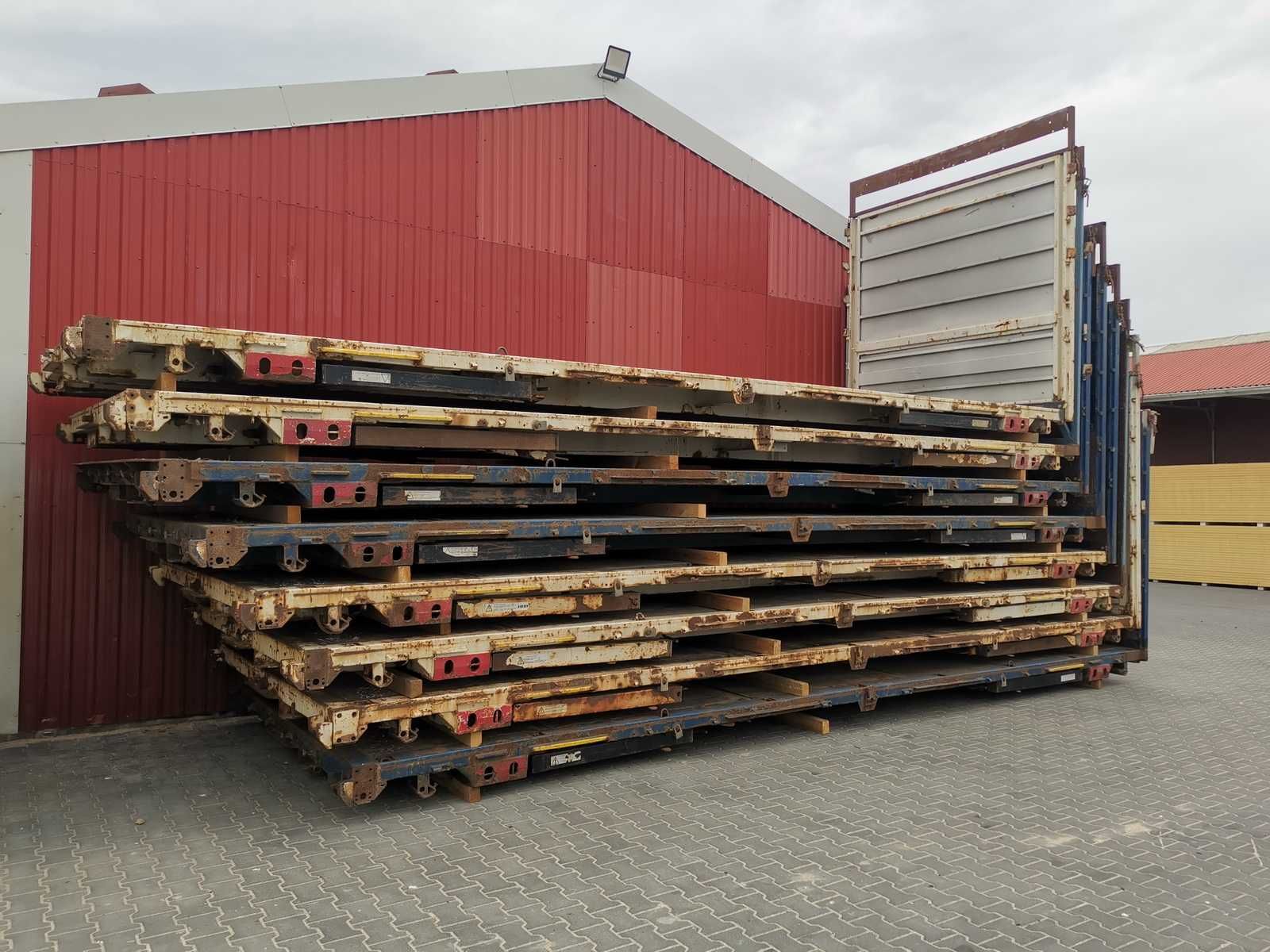 Platforma platformy zabudowa BDF 7.45 KRONE Stan BDB możliwy transport