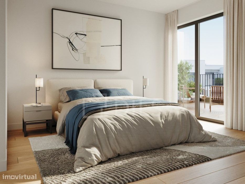 Apartamento T3 com varanda em novo empreendimento em Loures