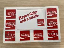 Naklejki Coca Cola pocztówka