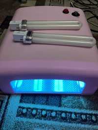 Робоча УФ лампа для манікюру + 2 додаткові лампи UV Lamp 36 W