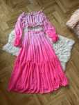 Spodnica maxi set top ola voga ombre hiszpanka sukienka dluga plazowa