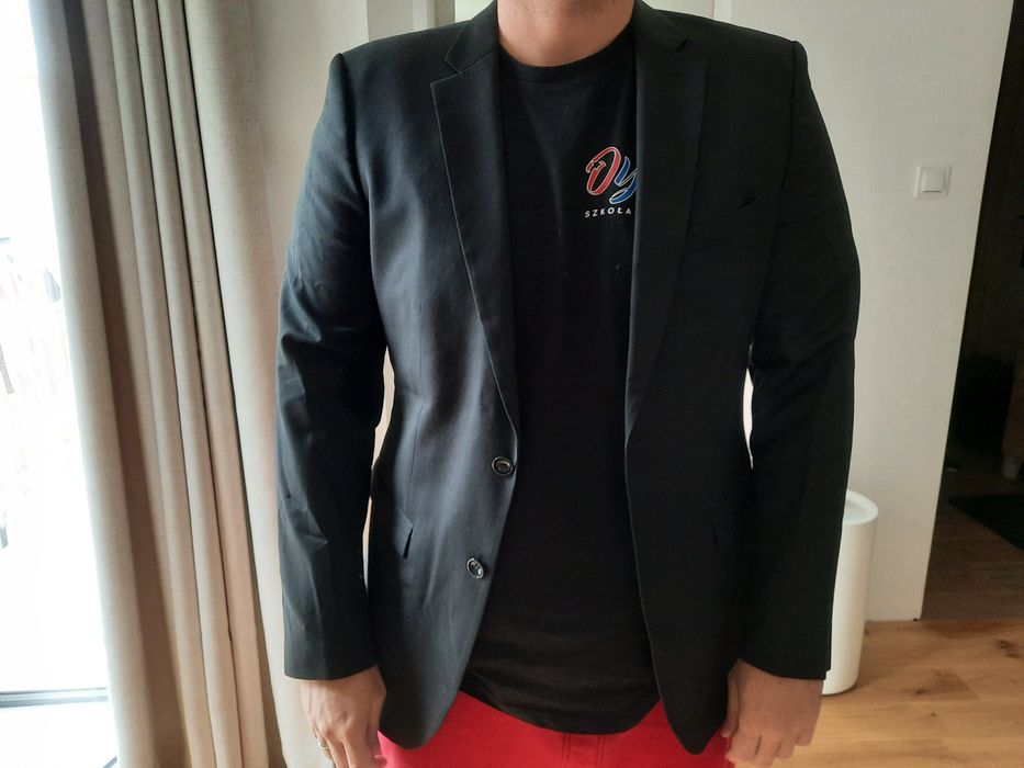 Marynarka meska Zara rozm. 54 (xl) czarna