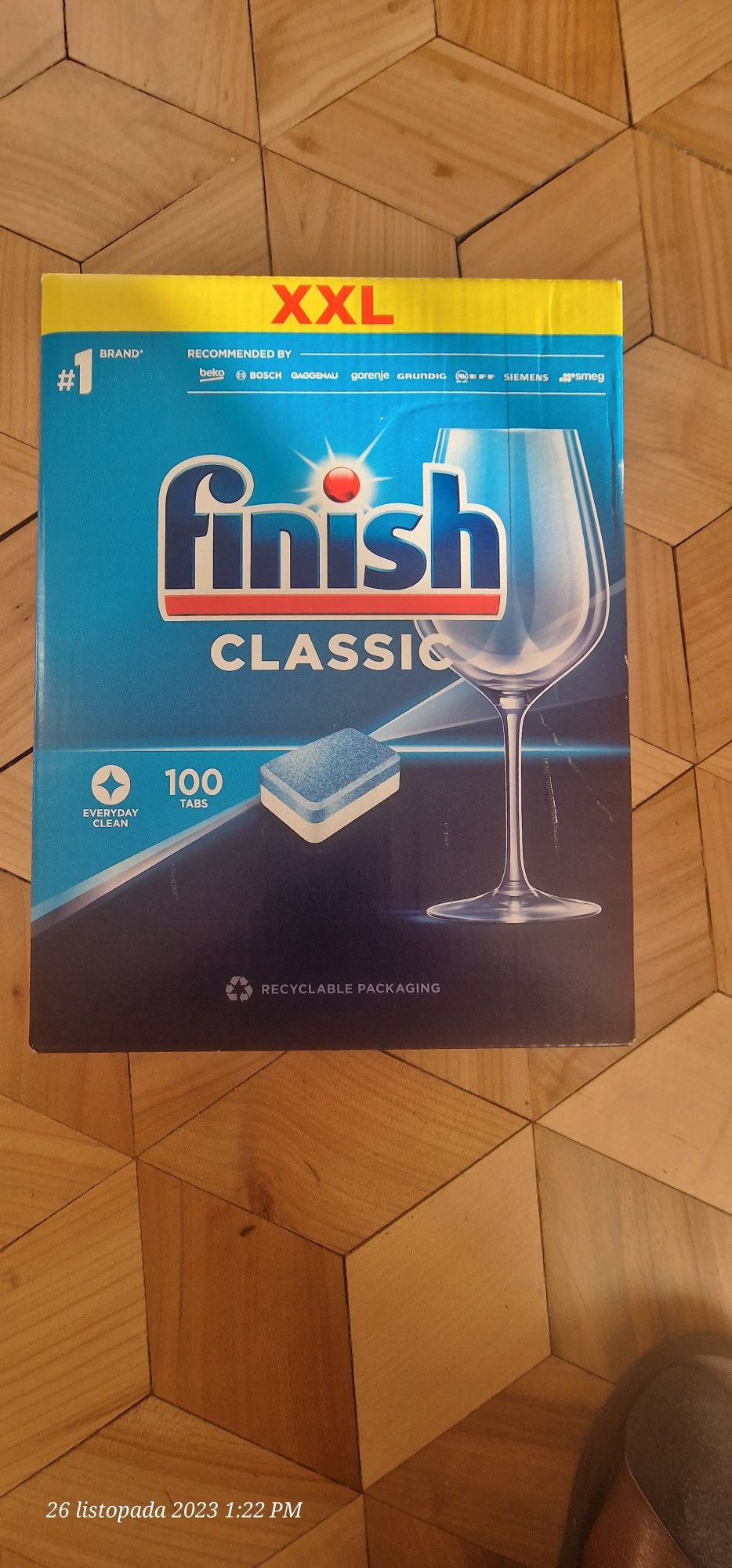 Tabletki do zmywarki Finish classic 100 xxl