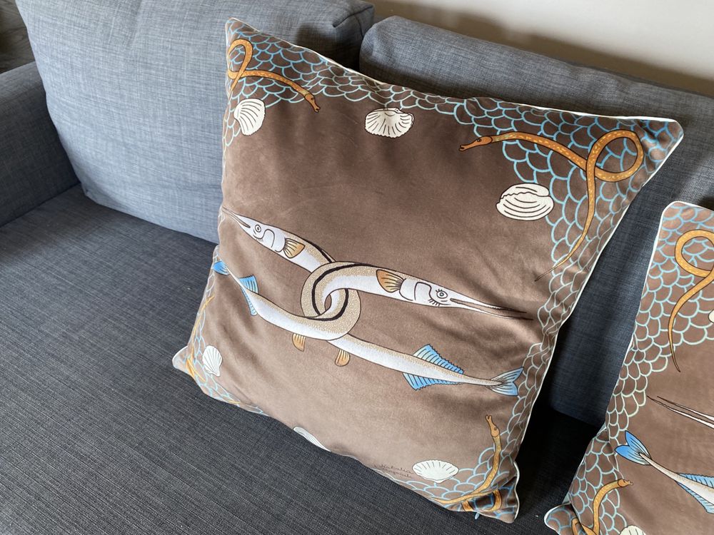 Luksusowa artystyczna poduszka ilustrowana limitowana belona ostrygoja