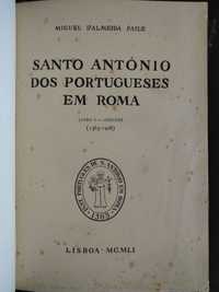 livro: Miguel d’Almeida Paile “Santo António dos portugueses em Roma”