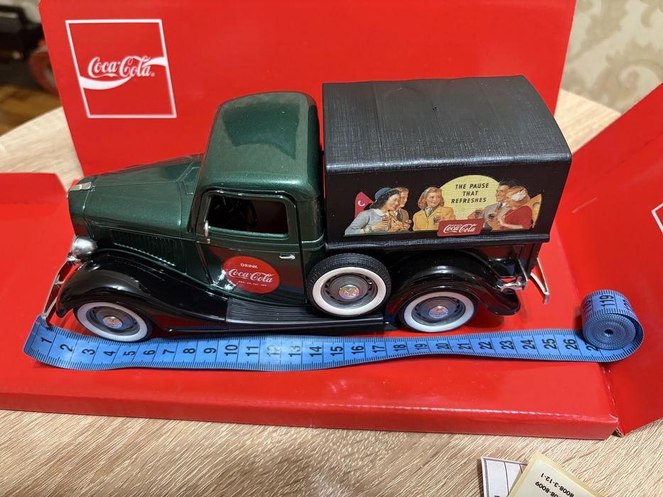 Винтажный грузовик машинка Coca Cola металлический