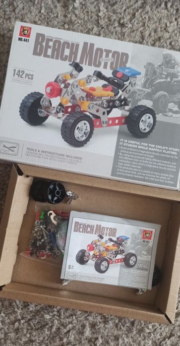 Mały konstruktor Beach motor dla kreatywnych dzieci