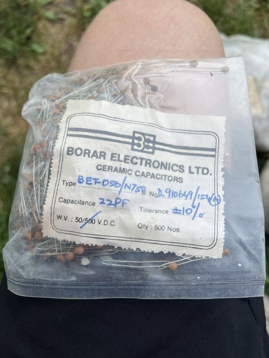 Конденсатор 500 шт керамічний одношаровий дисковий 22pF 50V ±10%