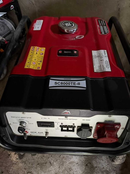 Оренда трьохфазного генератора 7 кВт (наявність - 2 шт)