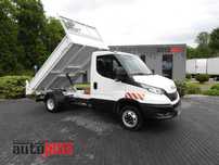 Iveco DAILY 35C21 WYWROTKA TEMPOMAT NAWIGACJA LEDY PNEUMATYKA AUTOMAT HI-MATIC BLIŹNIACZE KOŁA KLIMATYZACJA 210KM  stan bardzo dobry, automat, duża moc, dostępny od ręki