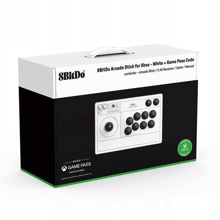8bitdo Arcade Stick White Joystick Xbox One X|s Pc