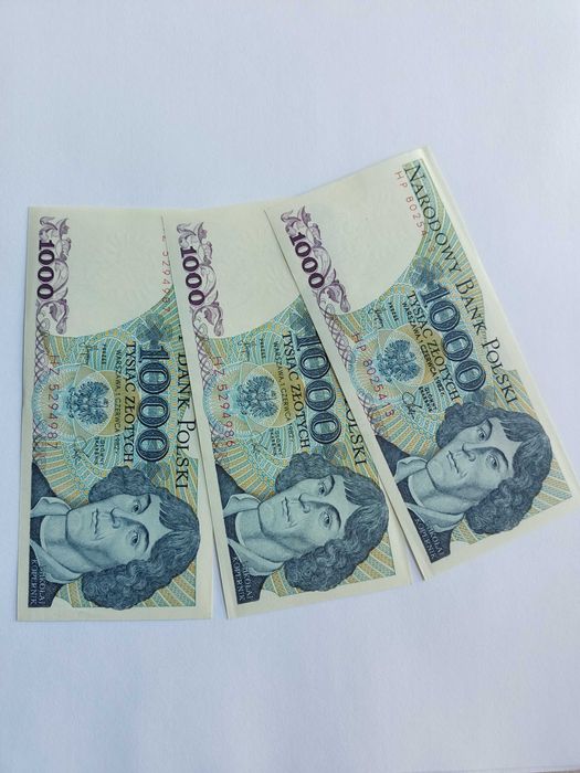 1000 Złotych 1982 Mikołaj Kopernik stan UNC Bankowy
