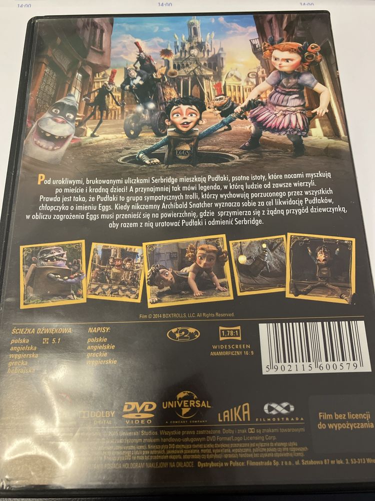 Bajka Pudłaki DVD