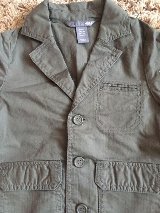 H&M Nowa marynarka khaki 98 rewelacyjna
