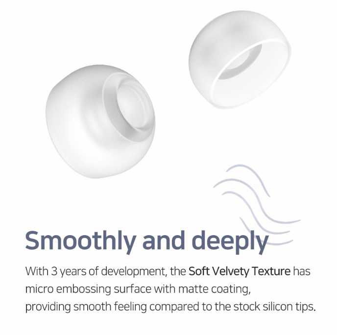 ⇒ Divinus Velvet TWS - сменные амбушюры, насадки для TWS наушников