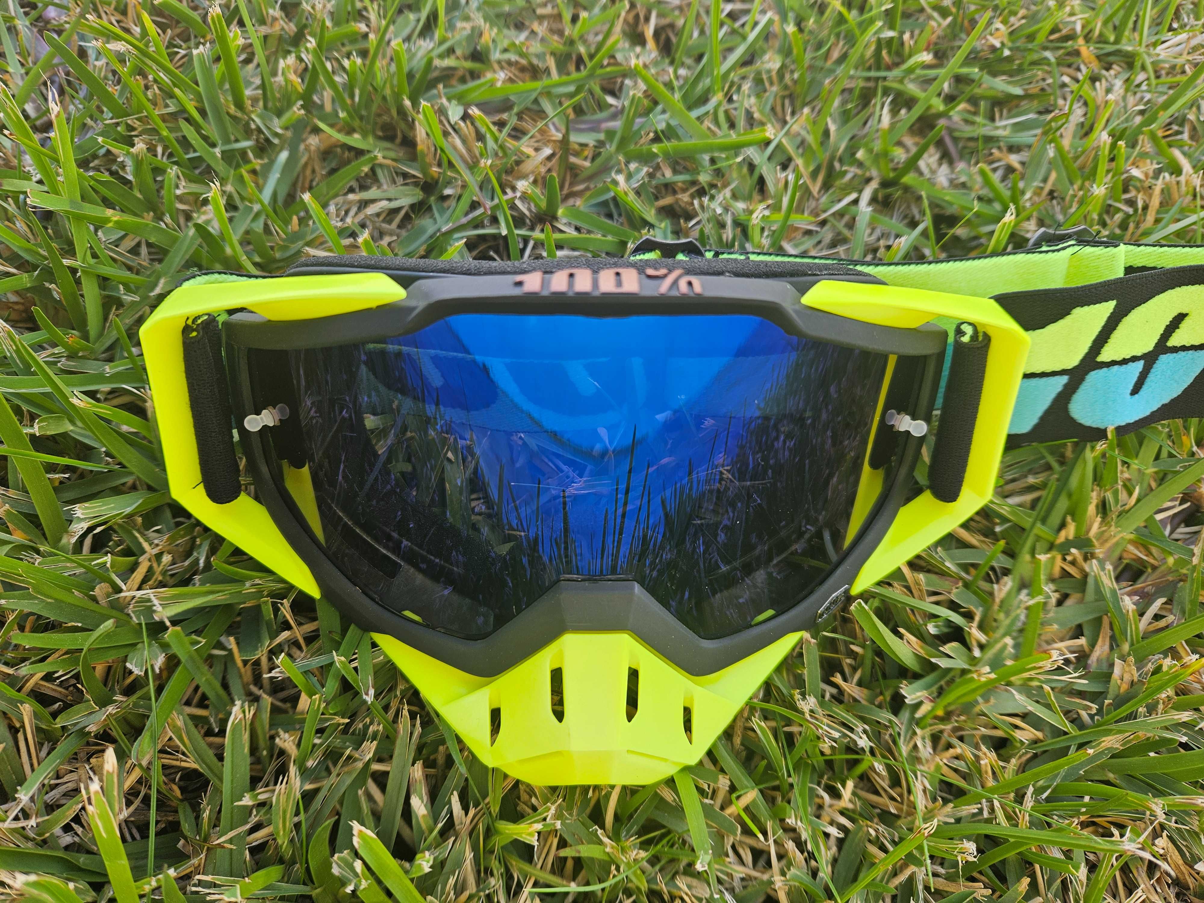 Óculos para Motocross/Enduro 100% (novos)