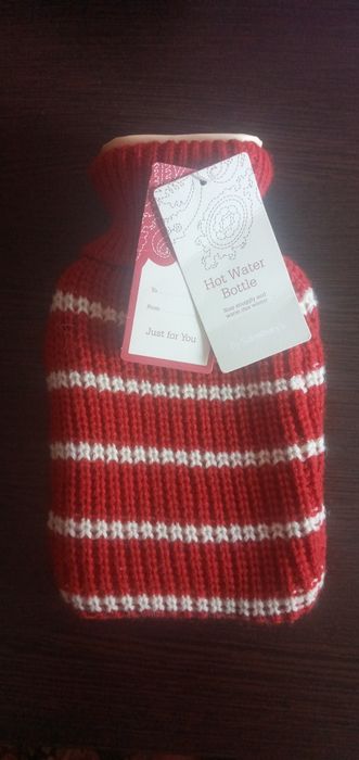 Грілка дитяча з термопластика в чохлі